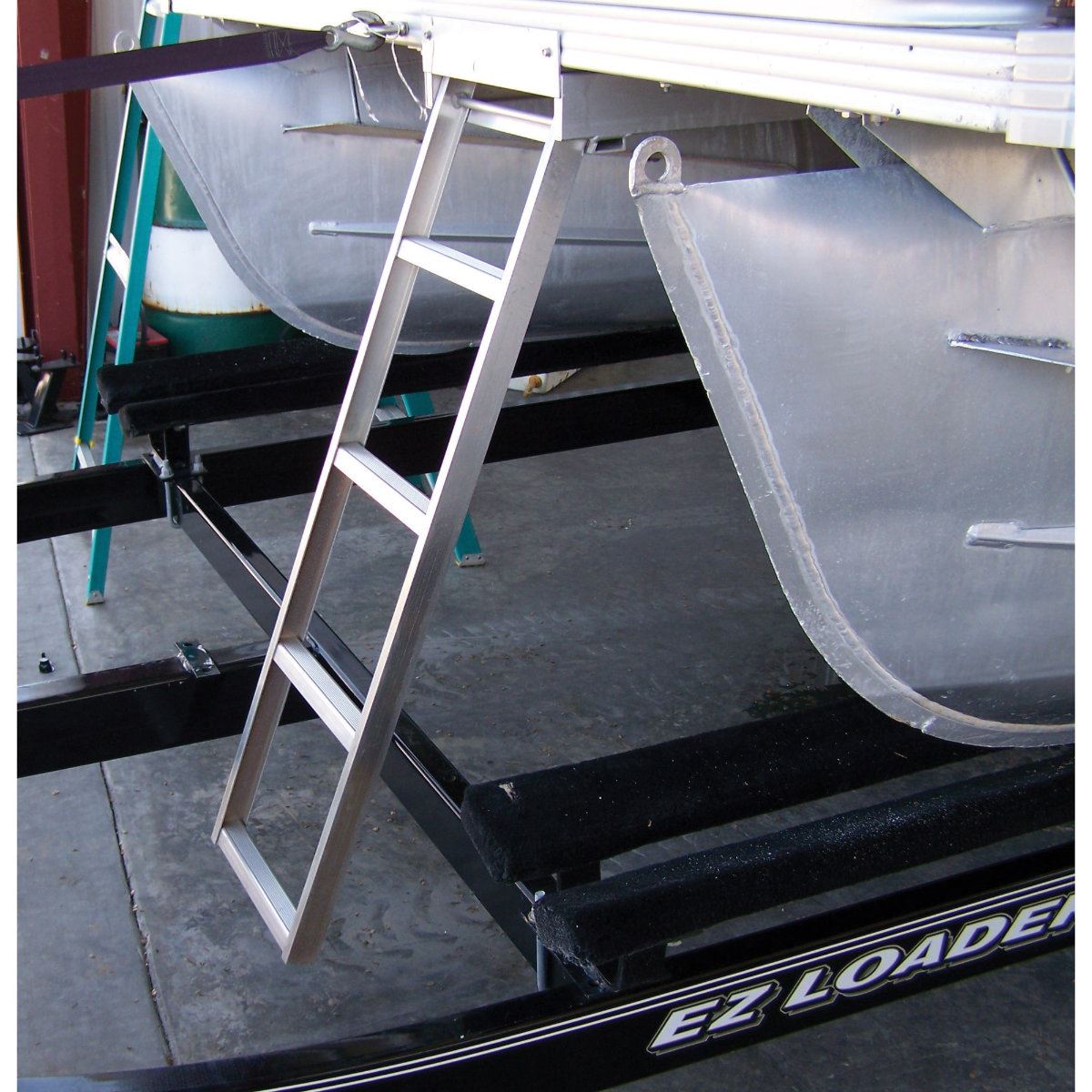 Under Deck Pontoon Boat Ladder For Flat Front Decks